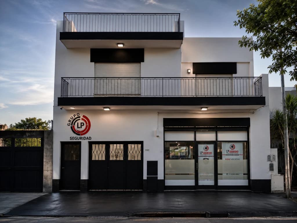 El local de Grupo LP Seguridad en Villa Sarmiento